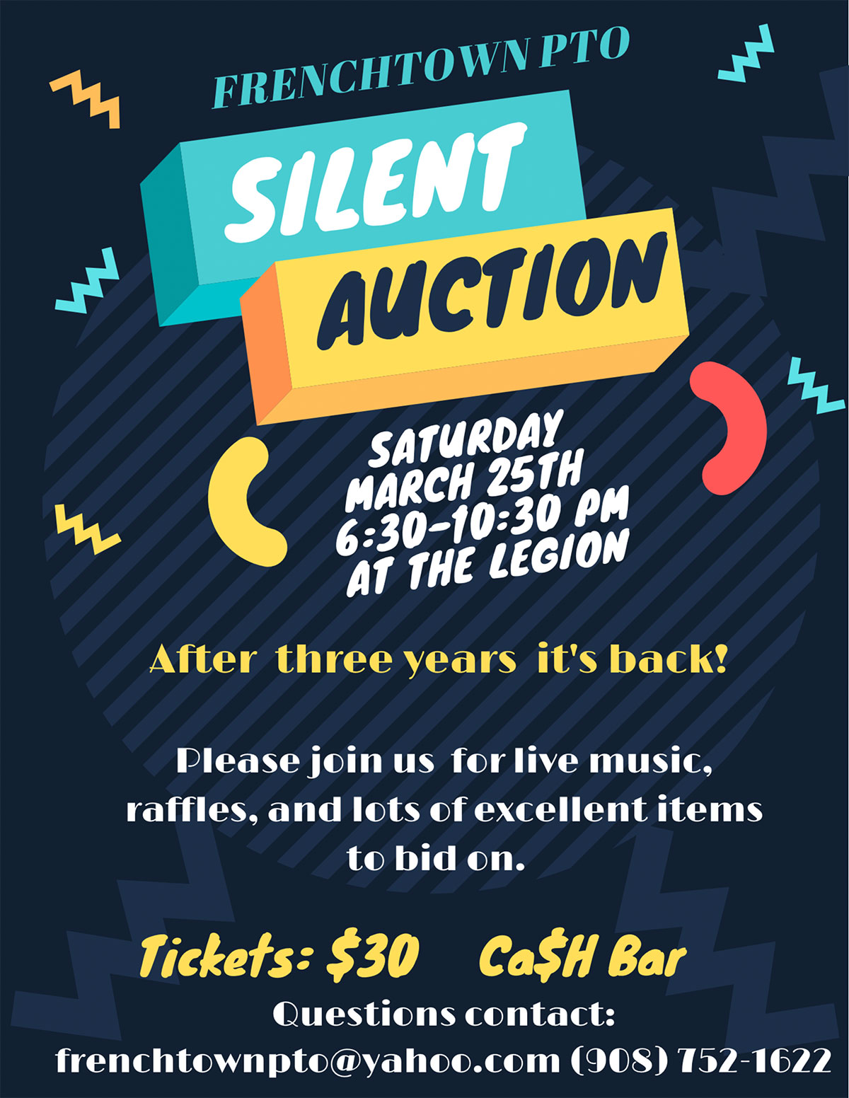 Frenchtown 2023 Silent Auction Flyer