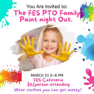 Family Paint Night Out Flyer